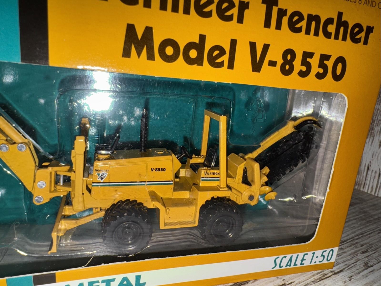 1/50 Scale Vermeer Trencher V-8550 Die Cast Promotions Construction Equipment