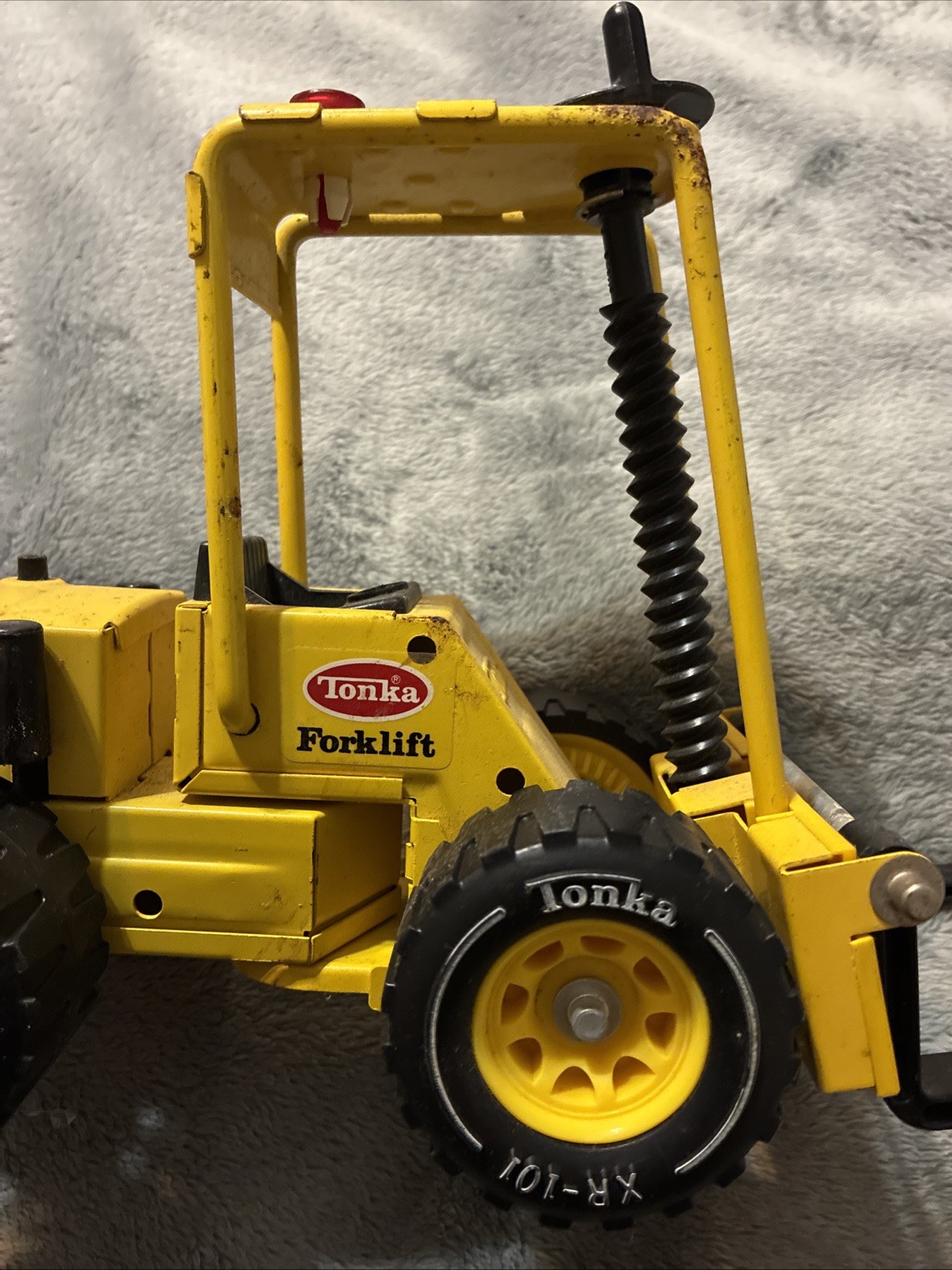 Vintage Tonka Truck 52900 Pressed Steel Metal Toy Forklift XR-101. Good Shape