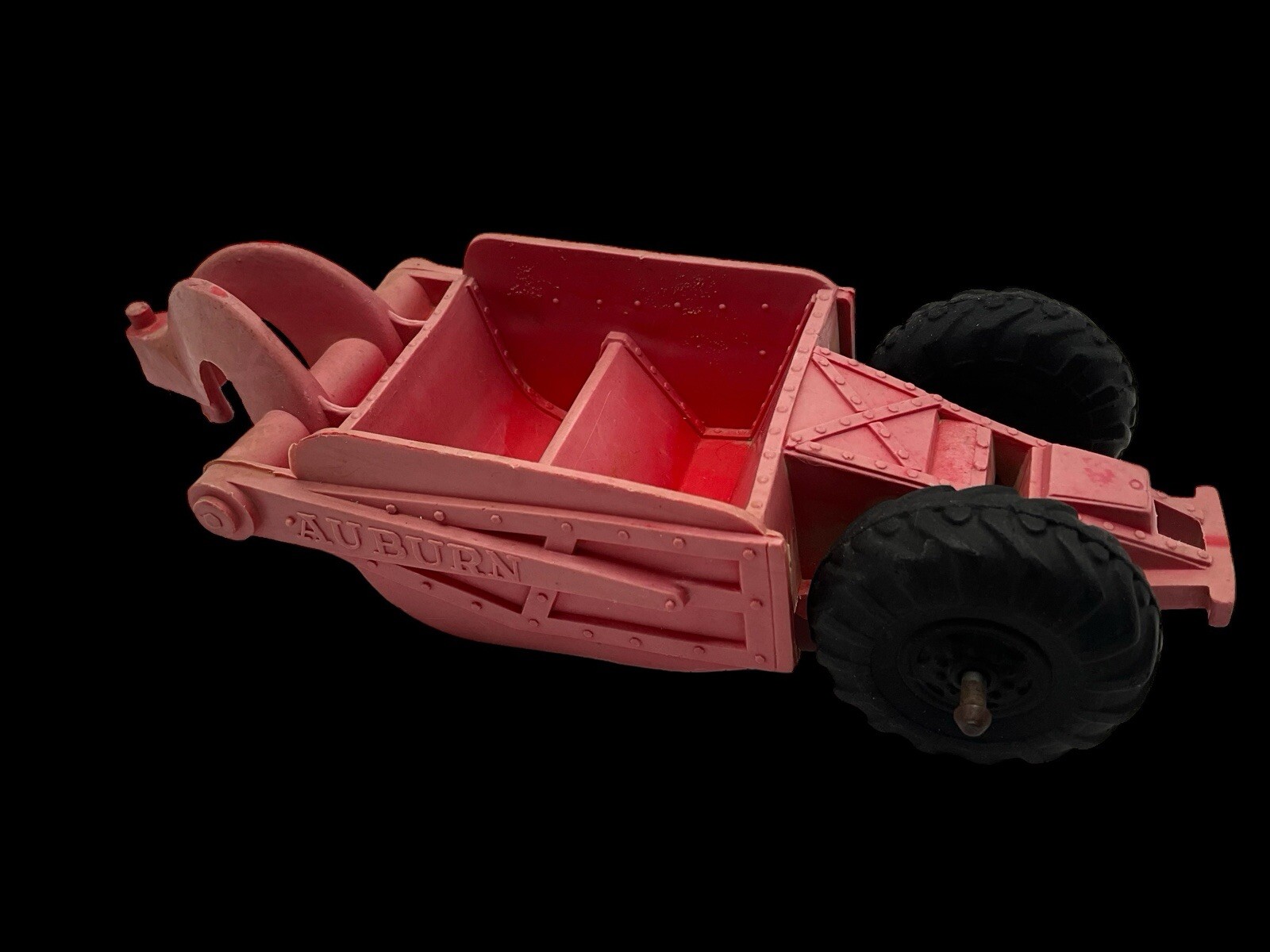 Auburn Rubber Co. Earthmover Rare Vintage Faded Red Trailer Only MCM Toy
