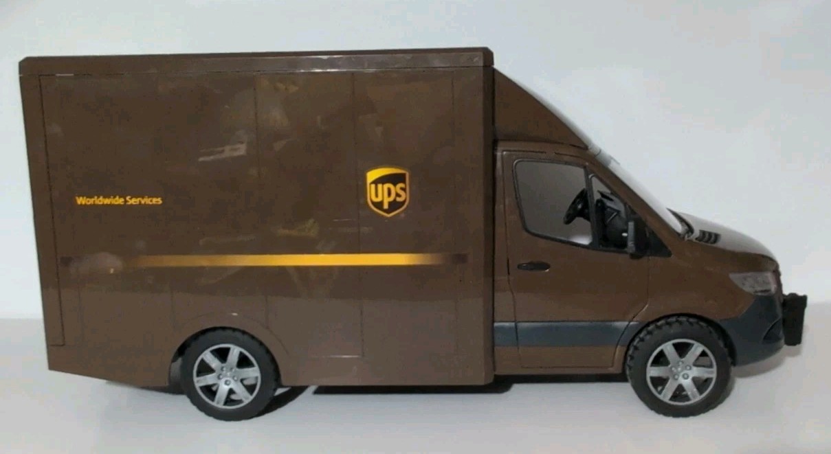 2006 Mercedes-Benz Sprinter UPS Delivery Truck by Bruder 2020 Incomplete