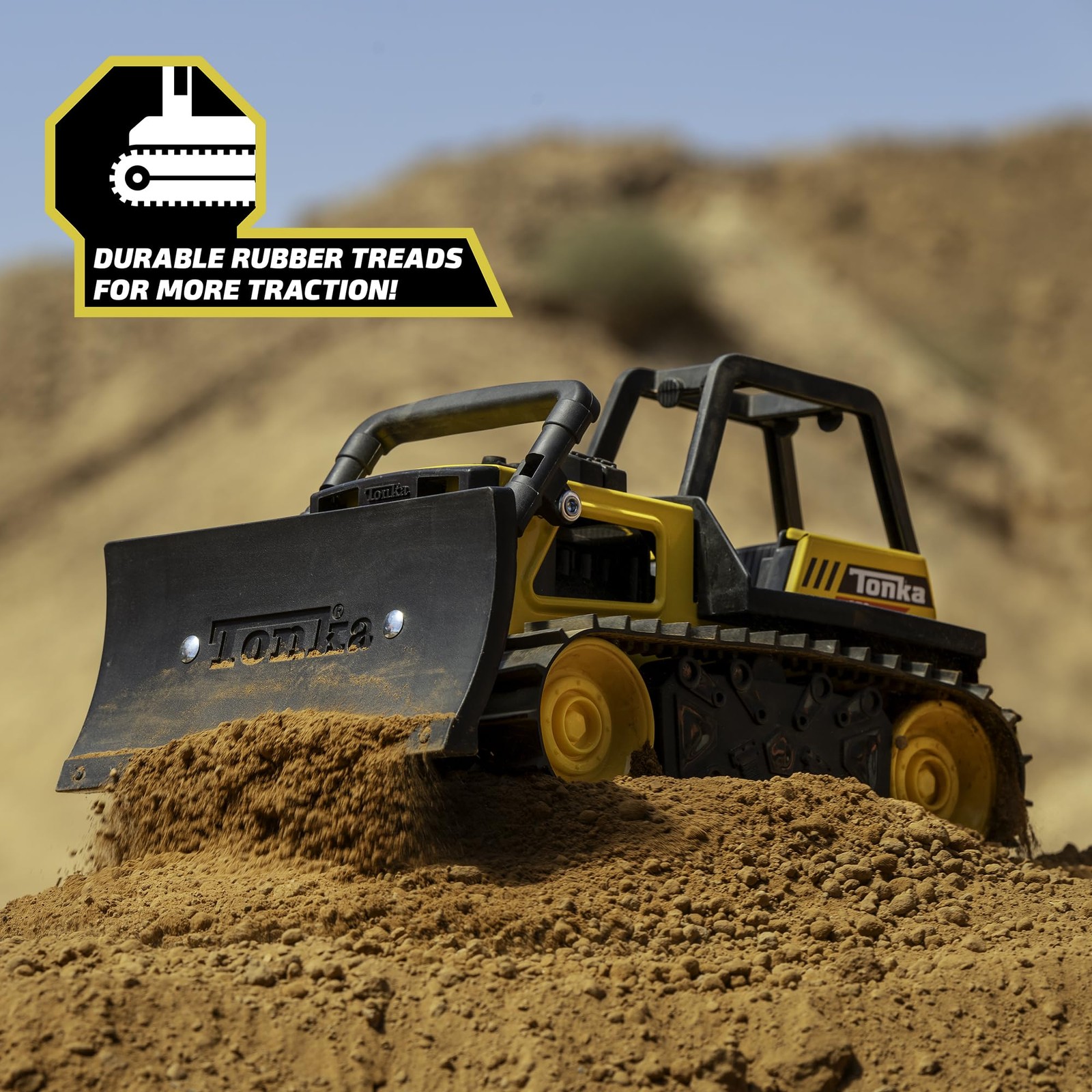 “Steel Bulldozer Toy Truck for Kids – Durable Construction Vehicle Ages 3+”