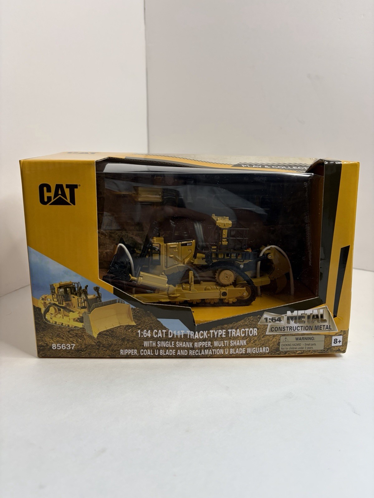 DieCast Masters 85637 1:64 Cat Diecast D11T Track-Type Tractor W/ JEL Blade NIB