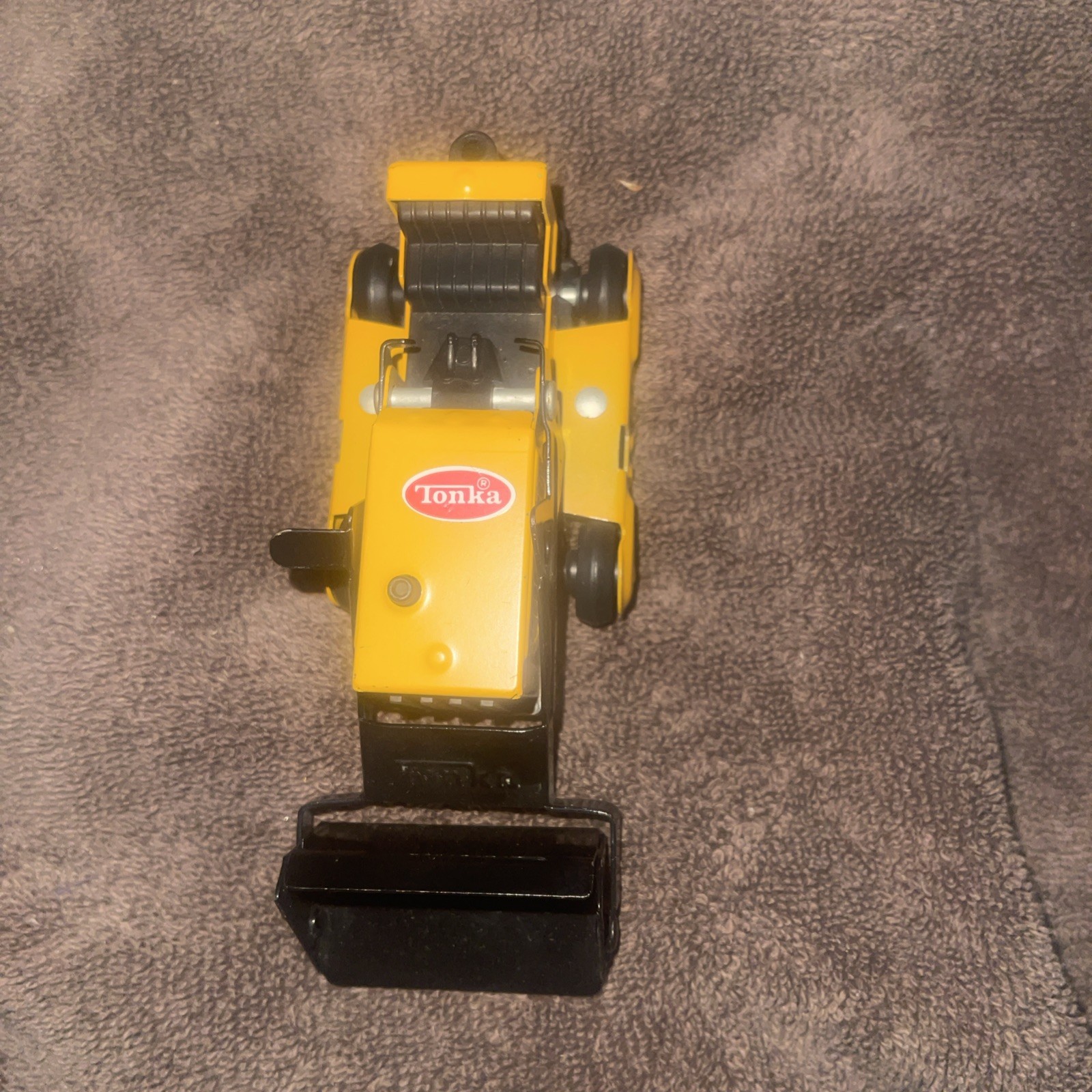2 Tonka & Matchbox Collectible Toys (1970s): Excavator-Front Loader-Pick Up