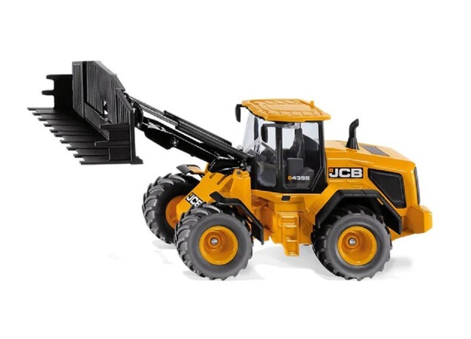 Siku 3663 JCB 435S Wheel Loader w/Block Handler 1/32 Die-cast MIB