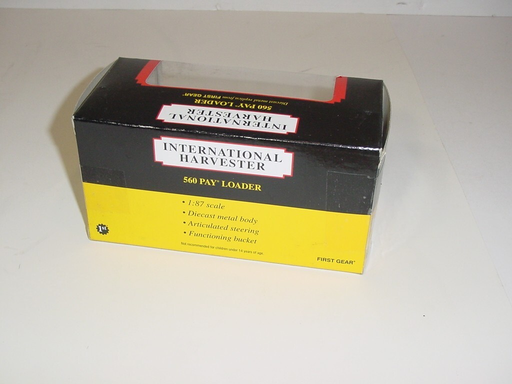 1:87 INTERNATIONAL HARVESTER Sunrise Mining 560 Pay Loader by FG (80-0315) NIB!