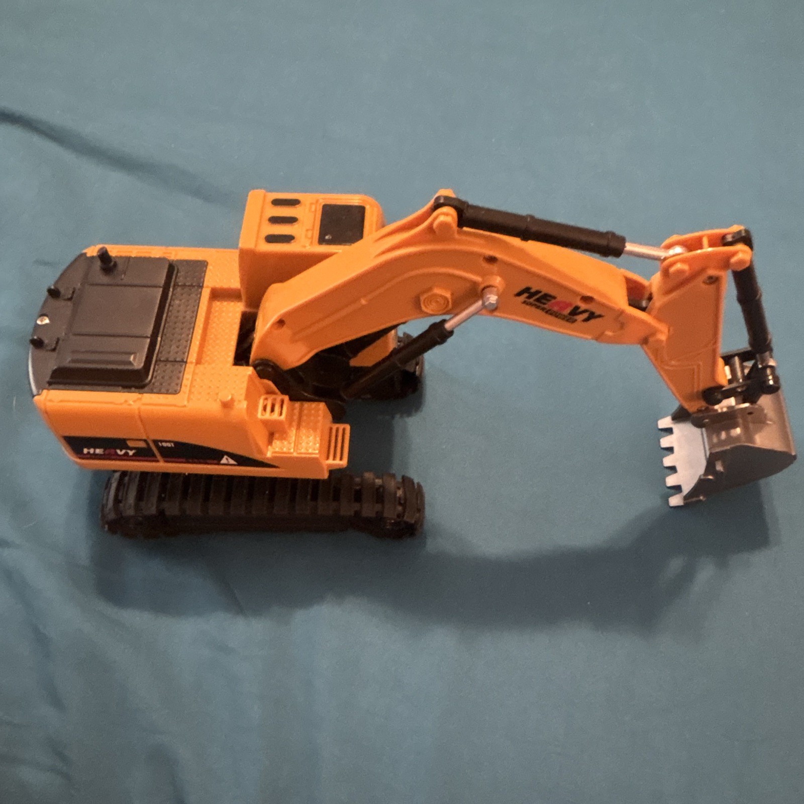Excavator Construction Vehicle Toy – Orange Black Gray