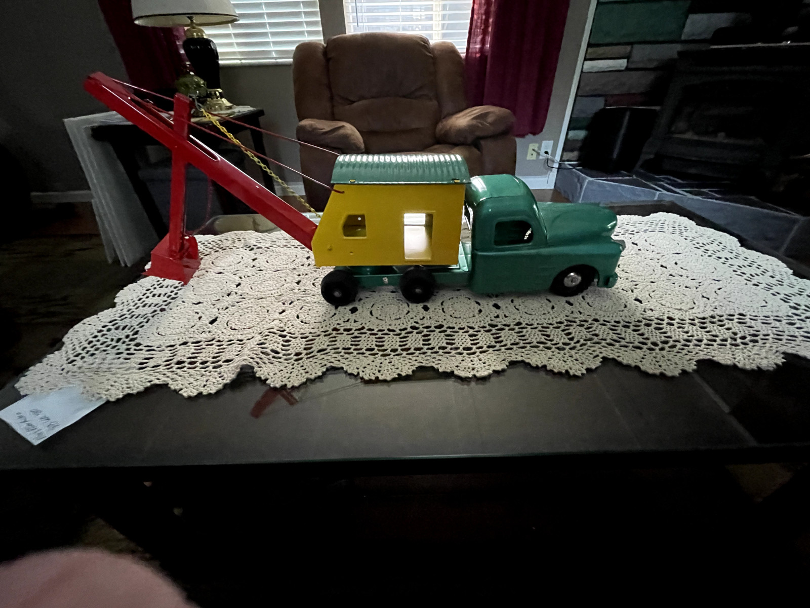 Structo Vintage mobile steam shovel #272 with box