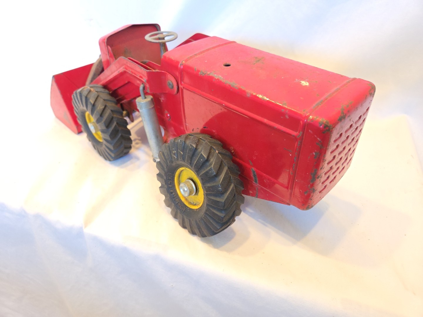 Vintage 1950’s Pressed Steel Nylint Hough Payloader Construction Toy Nice Cond.