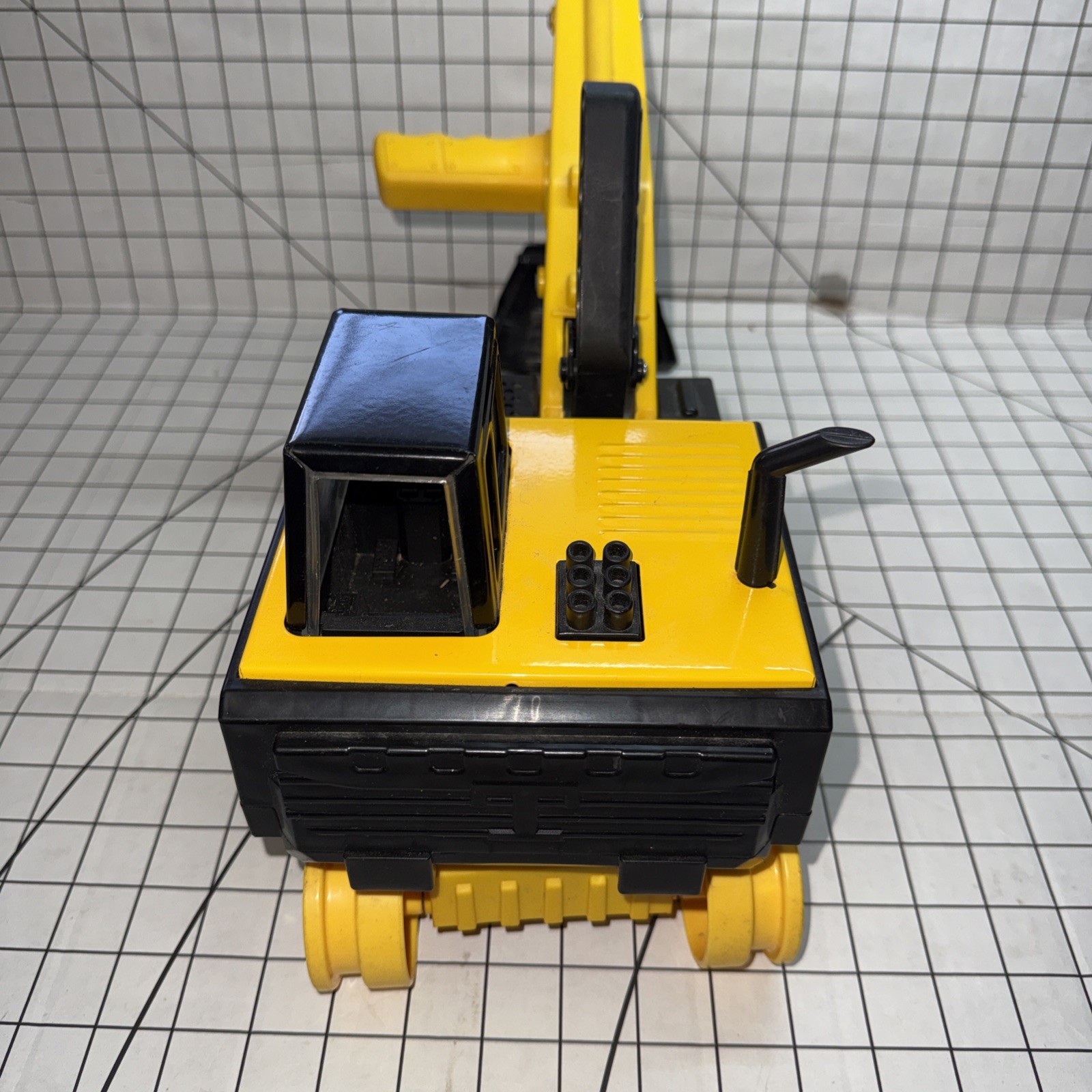 Tonka Steel 952 Classics Excavator Non Powered Construction Vehicle Missing Trac