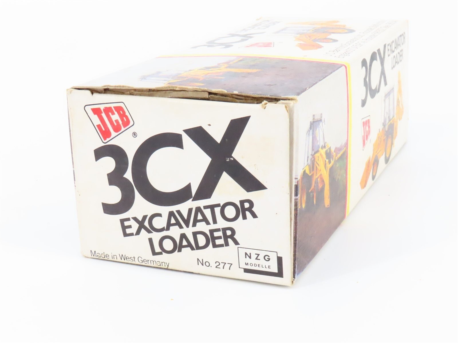 JCB 3CX Backhoe Loader – NZG 1:35 Scale Diecast Model #277