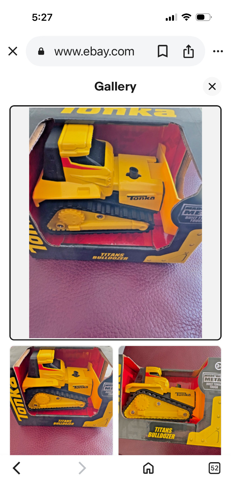 Tonka Steel Classics Titans Bulldozer Durable Construction Toy Vehicle