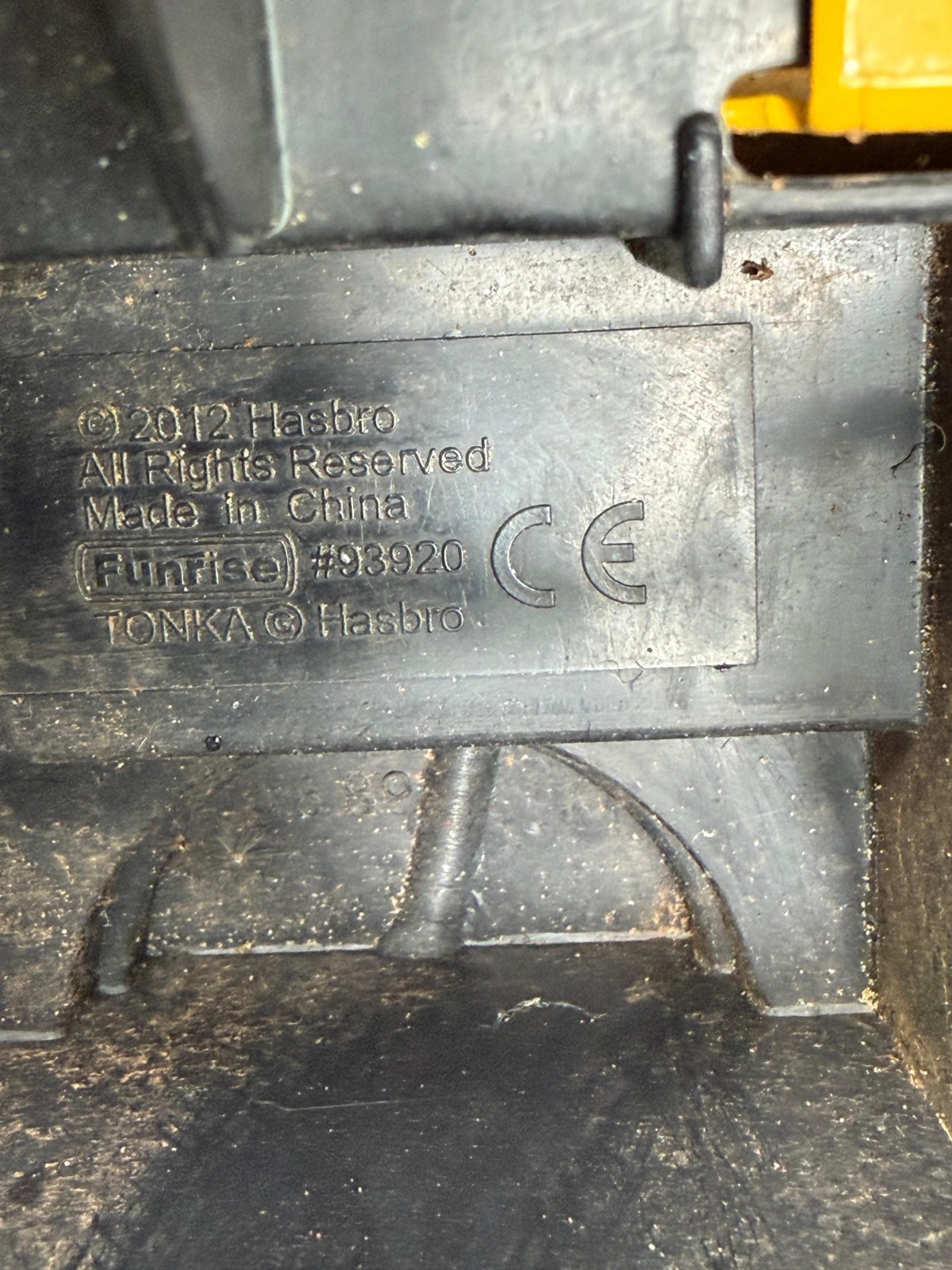 2012 Hasbro Tonka Front End Loader Metal Eng Compartment And Cab
