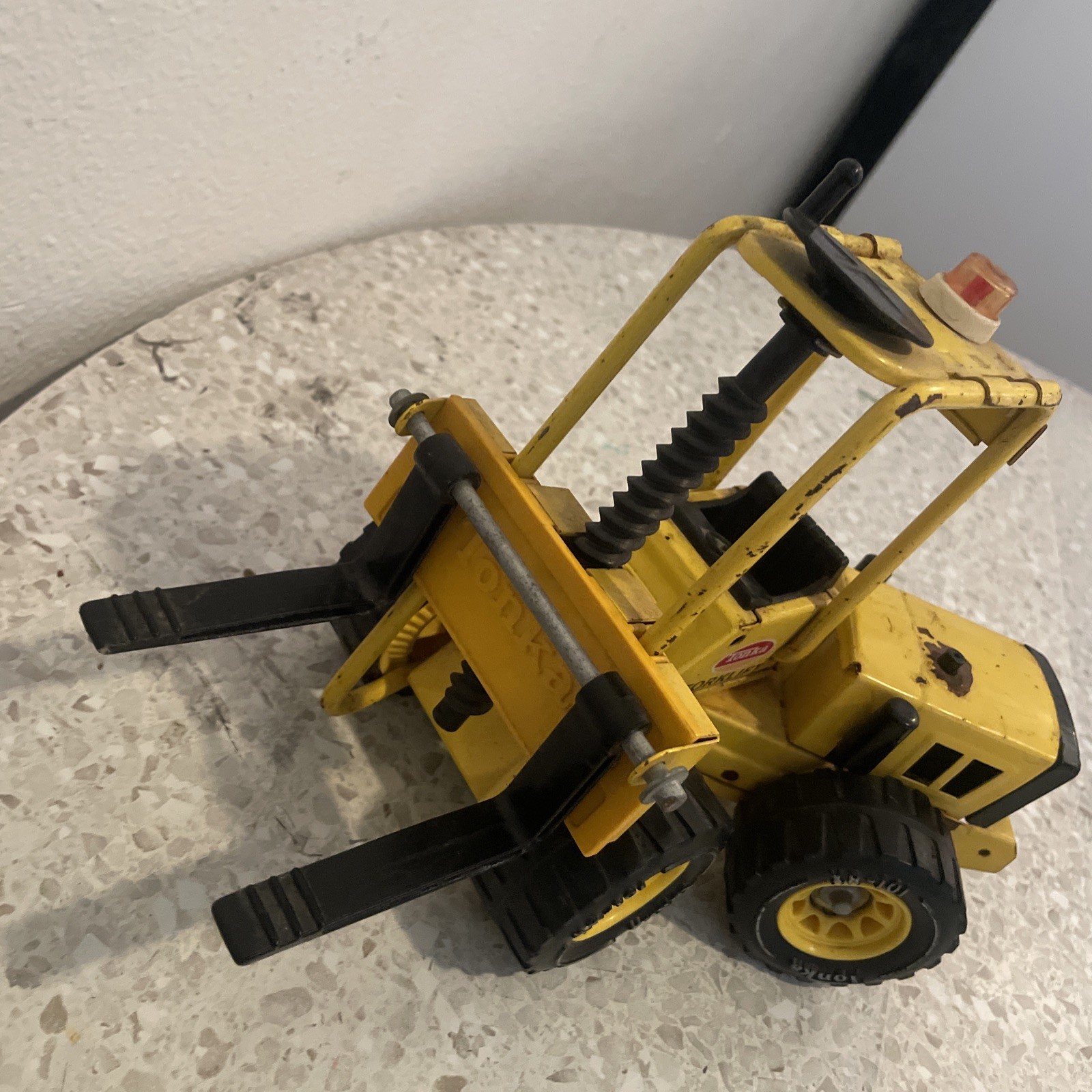 Tonka Forklift Truck # 52900 • XR-101 • Pressed Steel Metal Toy • 1970s Vintage