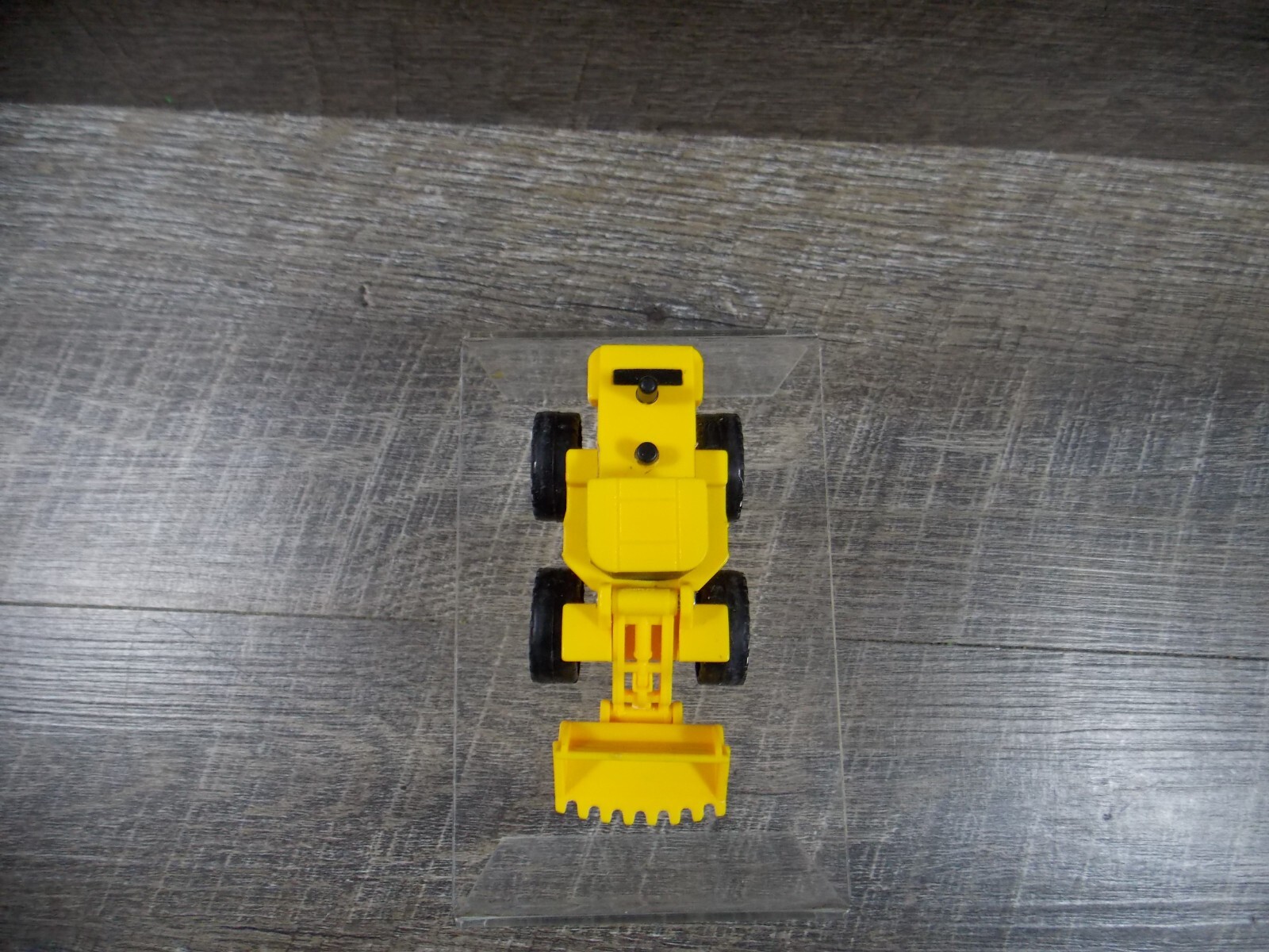 Yellow Metal & Plastic Tonka Tractor & 2 Plastic CAT Caterpillar Loaders 3 to 4″