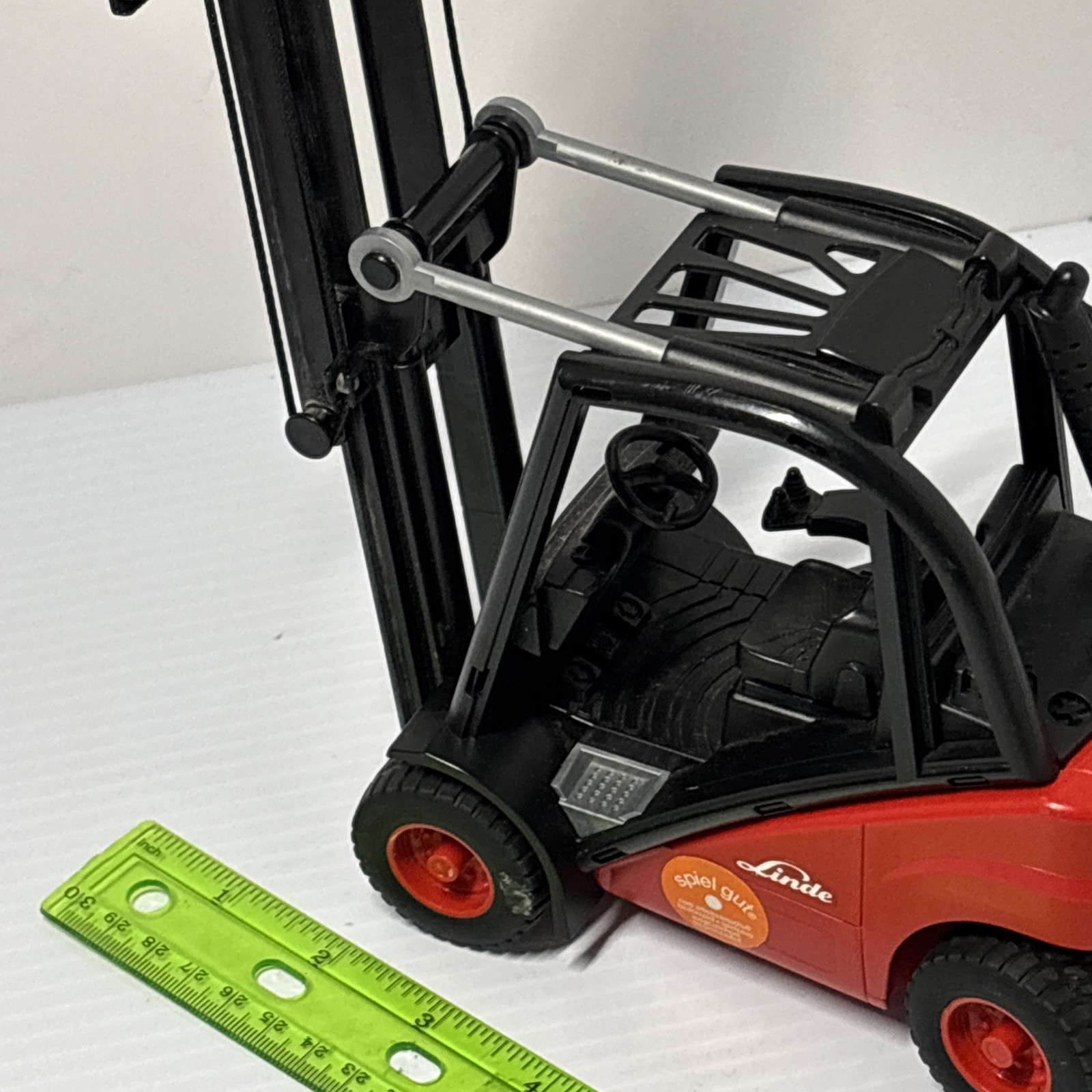 Linde Forklift Construction Toy Bruder 1287/01 2004 1:16 H30 Germany Miss Forks