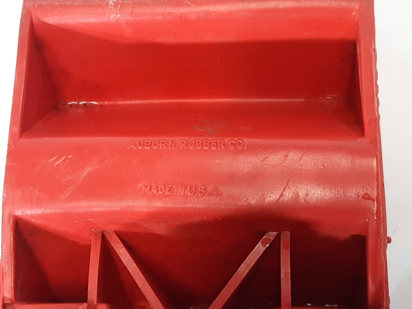 Vintage Auburn Rubber Co. #2 Earthmover Pan Only Rare Faded Red