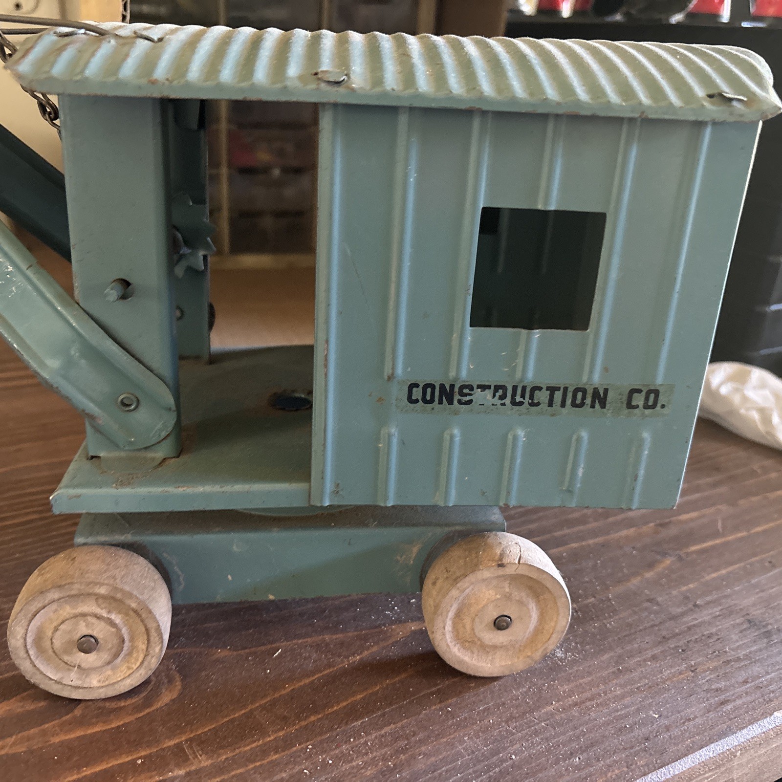 114 STRUCTO STEAM SHOVEL VINTAGE 1930’s STRUCTO ORIGINAL PAINT