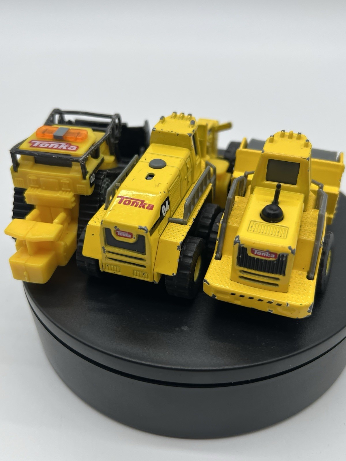 Lot of 3 Tonka Real Tough 2016 Diecast Construction Crew Road Equipment 1:64