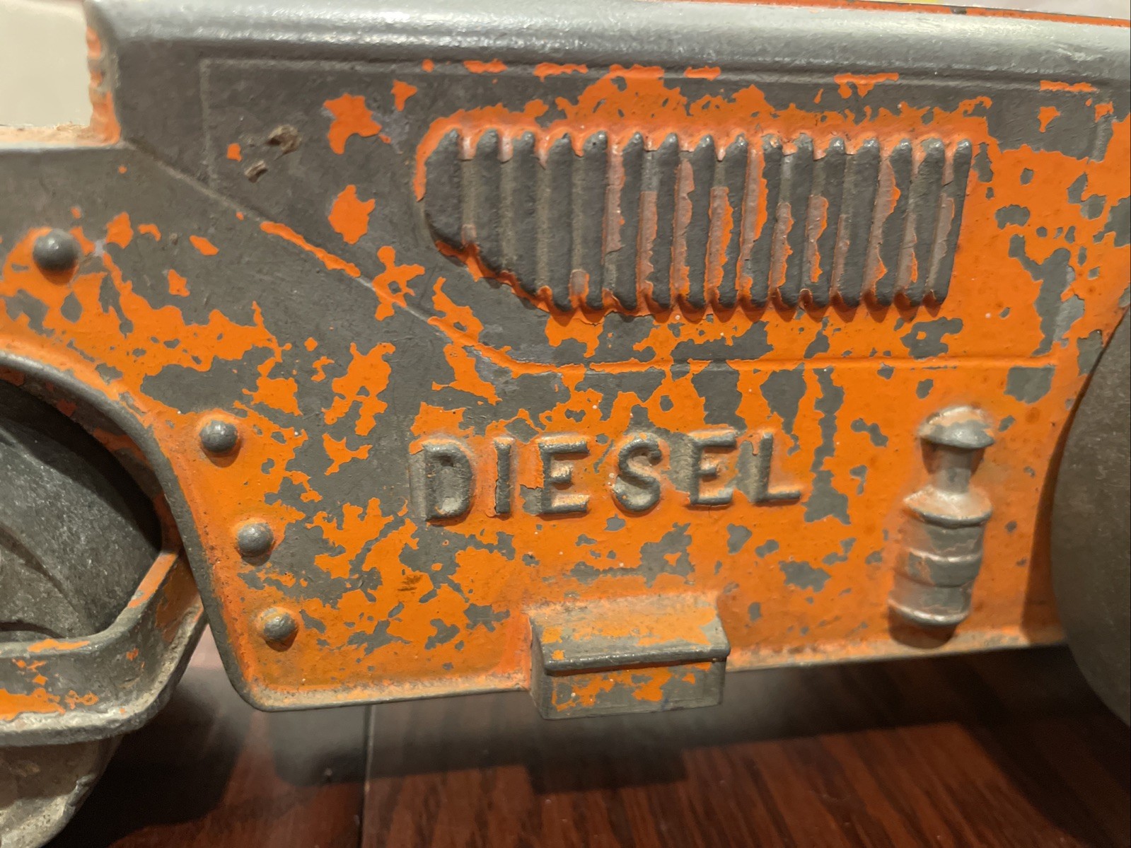 HUBLEY~DIESEL~480~STEAM ROLLER~ALUMINUM~ORIGINAL ORANGE PAINT~AS IS!!