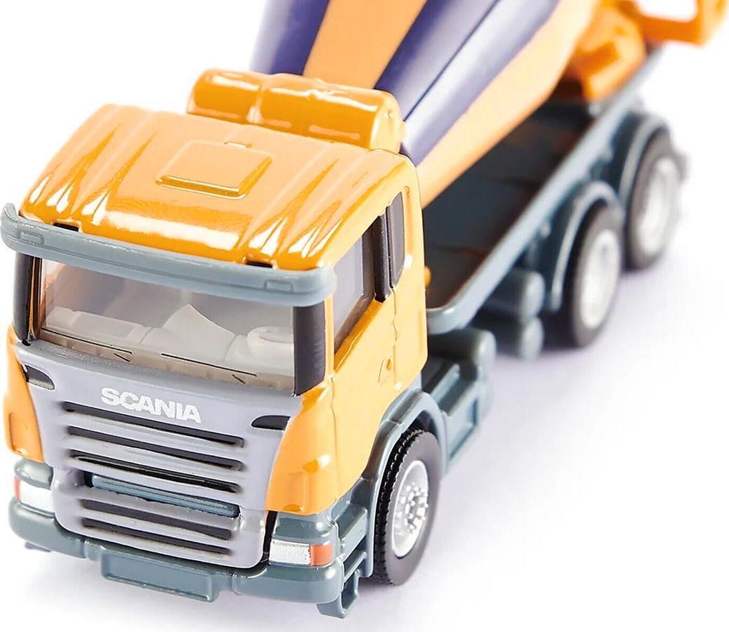 Scania Mixer Truck Yellow 1/87 (HO) Diecast Model by Siku