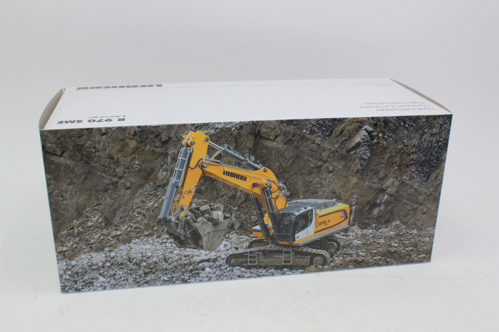 Wsi 64-2002 Facelift Liebherr R 970 Yellow Excavator SME 04-1047 1:50 New
