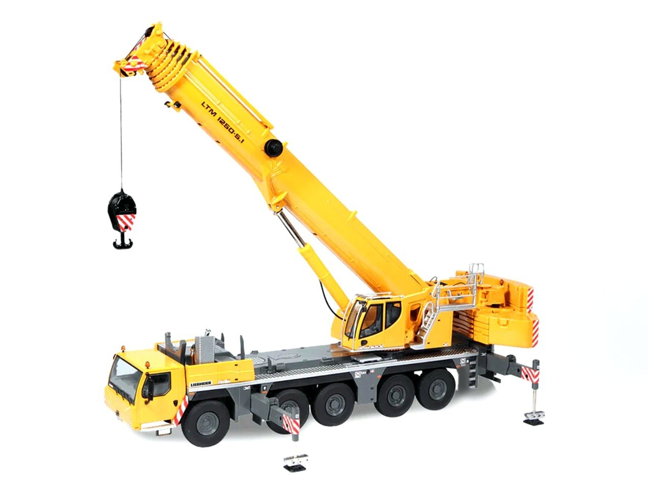 Liebherr LTM 1250-5.1 Mobile Crane – Yellow – NZG 1:50 Scale Model #959 New