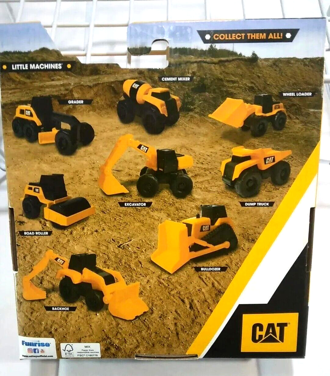 CAT “Little Machines” Construction Equipment 5 Pack! NIP