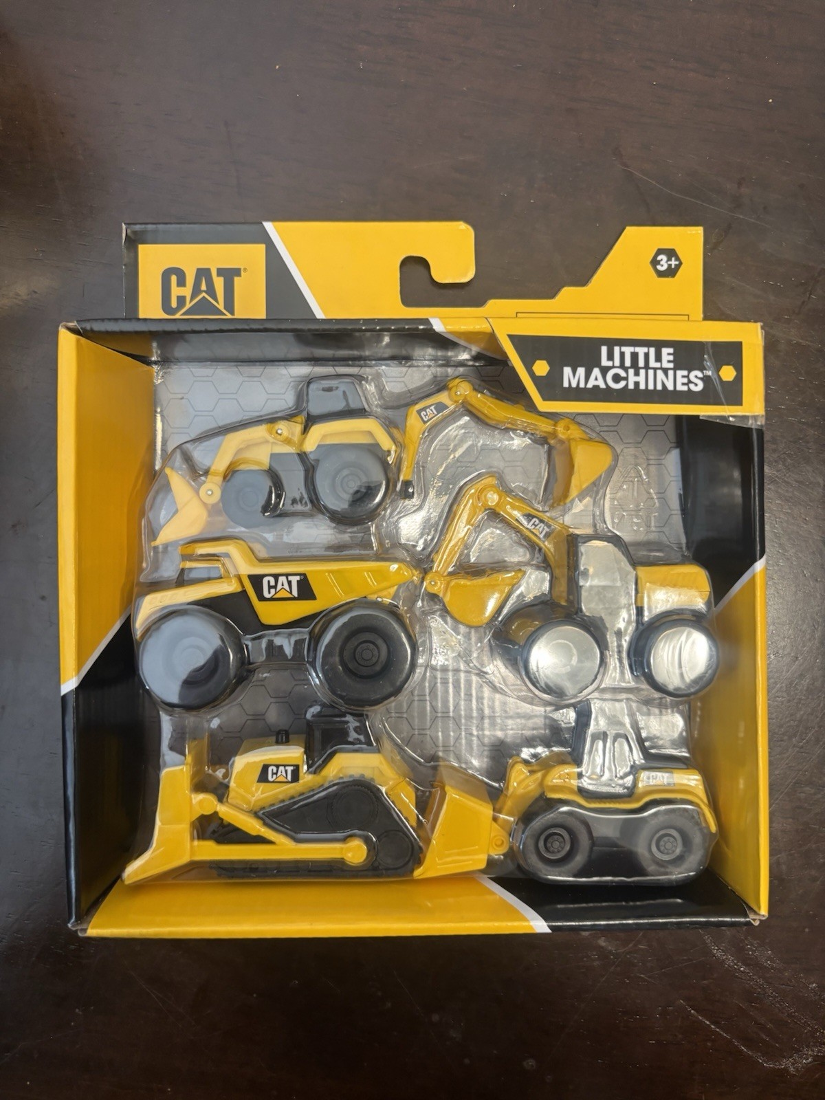 CAT Little Machines Pack of 5 Construction Set 2”-3” Bulldozer Excavator Loader