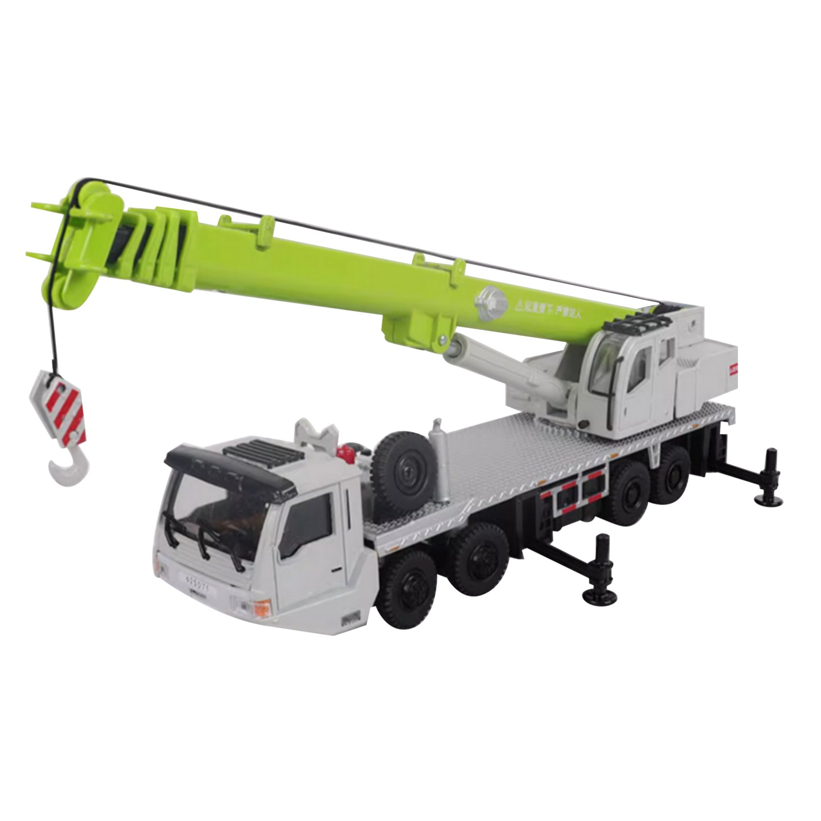 Alloy 1/55 Scale Machinery Lift Crane Truck Vehicle Model Decor Toy Collection