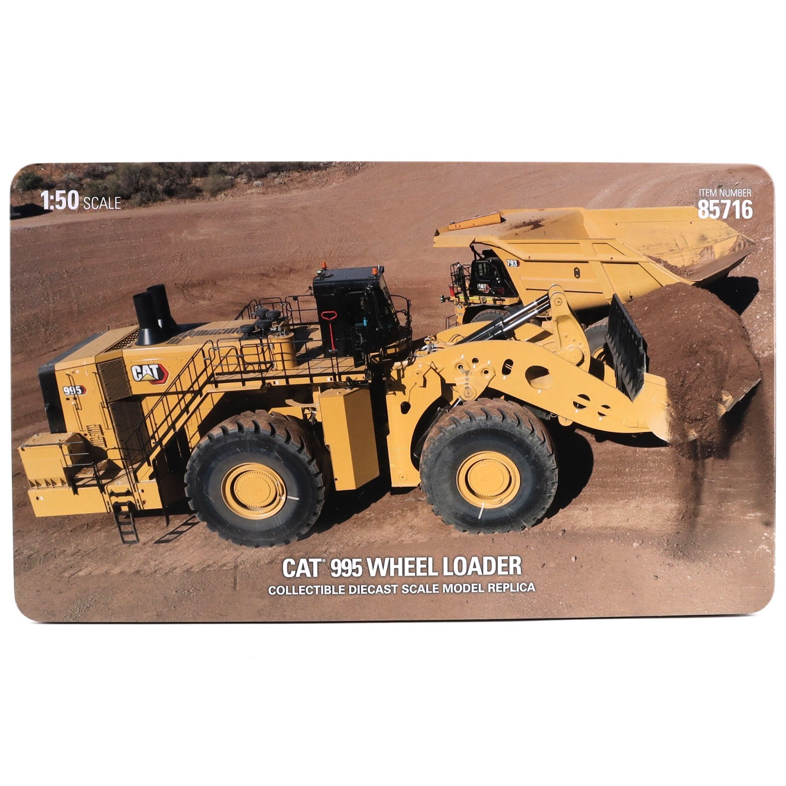⭐ 1:50 SCALE CAT 995 WHEEL LOADER HIGH LINE SERIES DIECAST MASTERS MODEL 85716⭐