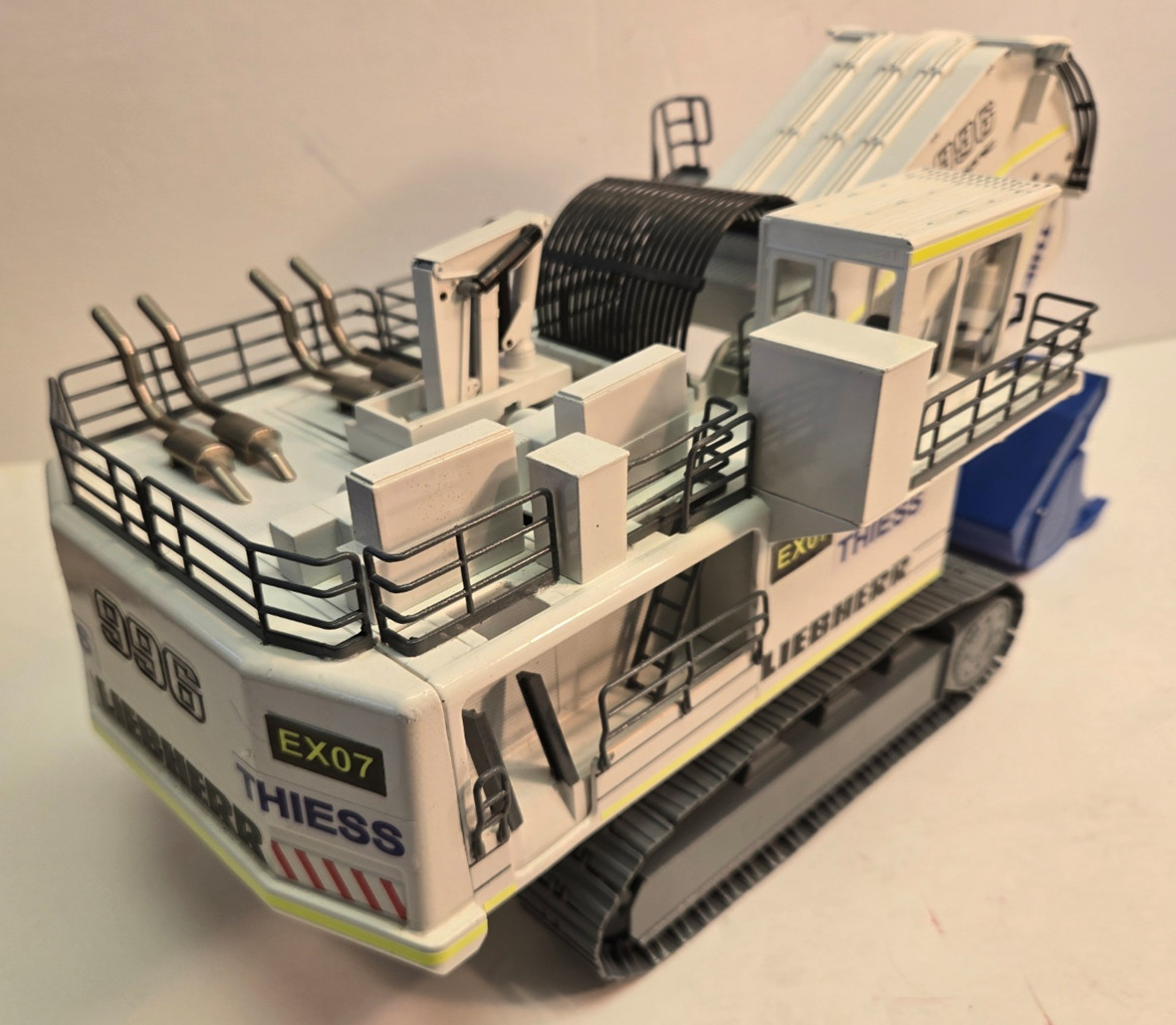 1/50 CUSTOM Liebherr R996 Mining Backhoe in THIESS Mining colors – FREE SHIPPING