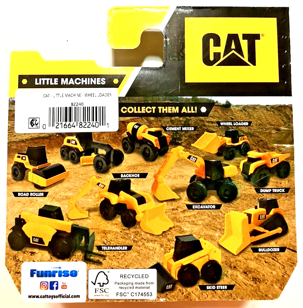 CAT LITTLE MACHINES ~2024~Dump Truck- Bulldozer-Wheel Loader~ 3.5″ ~FUNRISE~ New