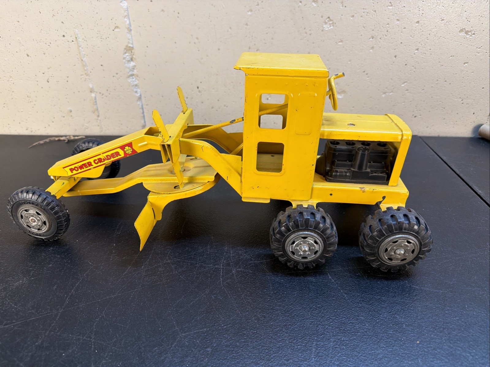 POWER GRADER – TONKA Vintage 1970’s Tonka Yellow Die Cast Metal – RARE! CLEAN