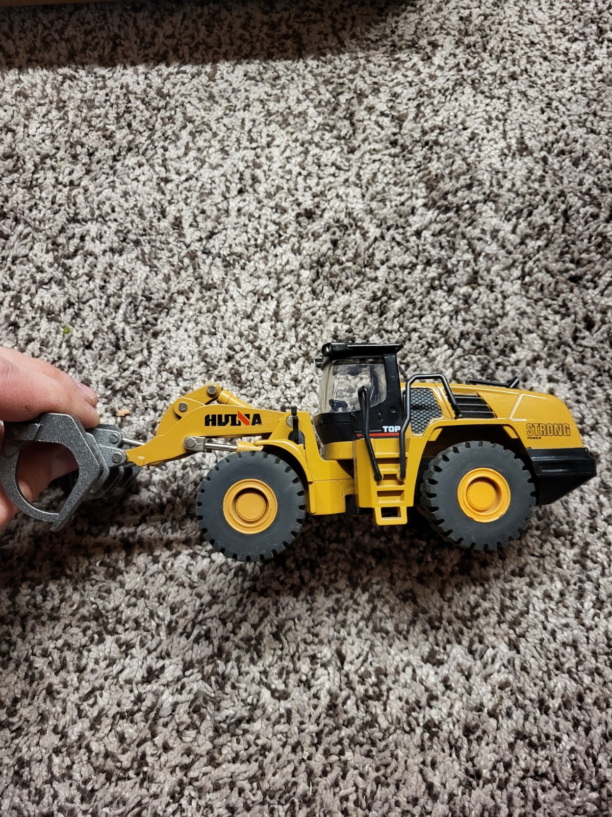 Huina Metal Wheel Loader Truck 1:50 Alloy Engineering Construction Model 1714