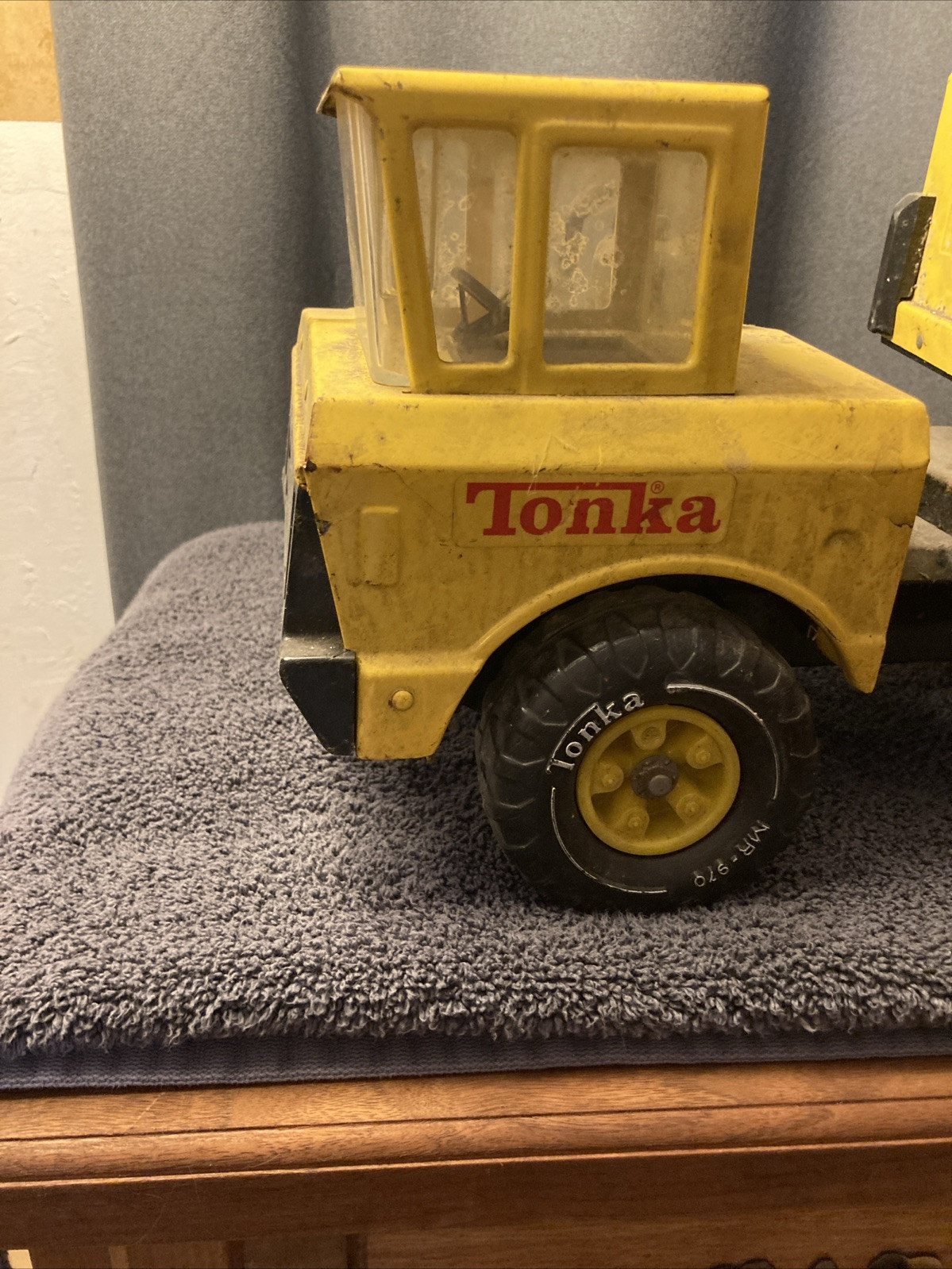 Vintage 1970s Mighty Tonka Turbo Diesel Toy Crane Truck # 37180 MR-970 Barn Find