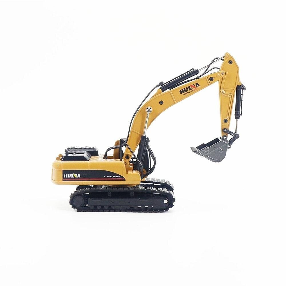 HUINA 1/50 Diecast Excavator Static Model Christmas Gift For Boys New