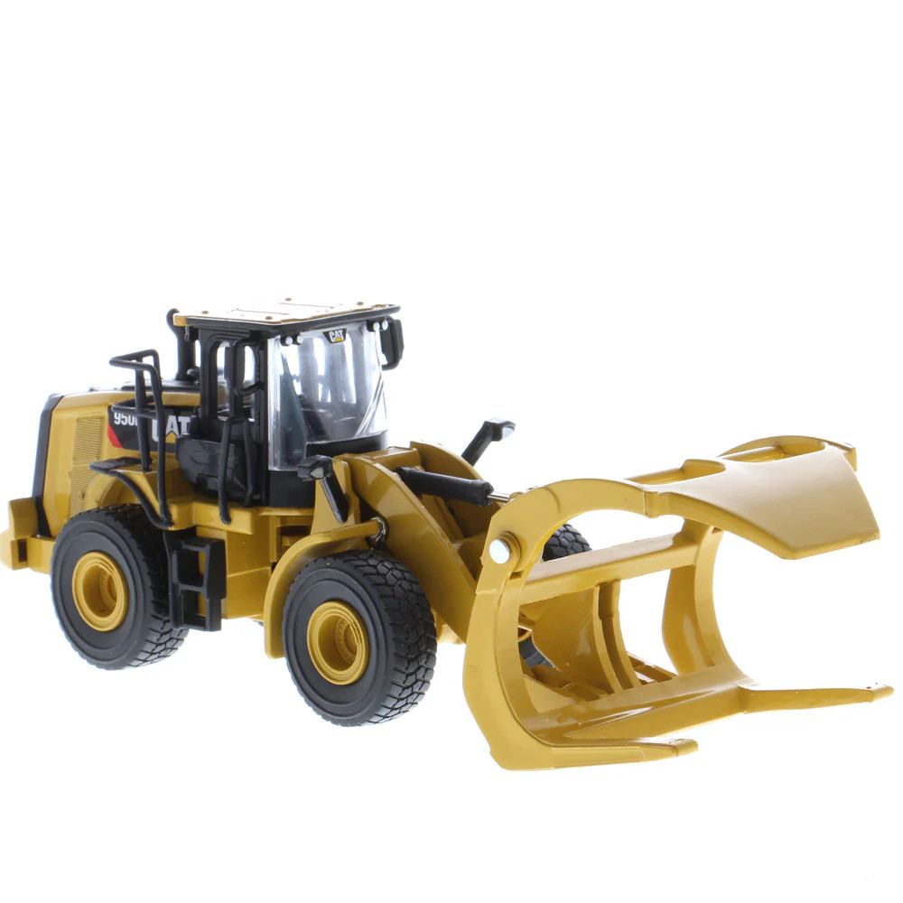 Caterpillar Cat 950M Wheel Loader Log Fork 1:64 Scale Diecast Masters 85635