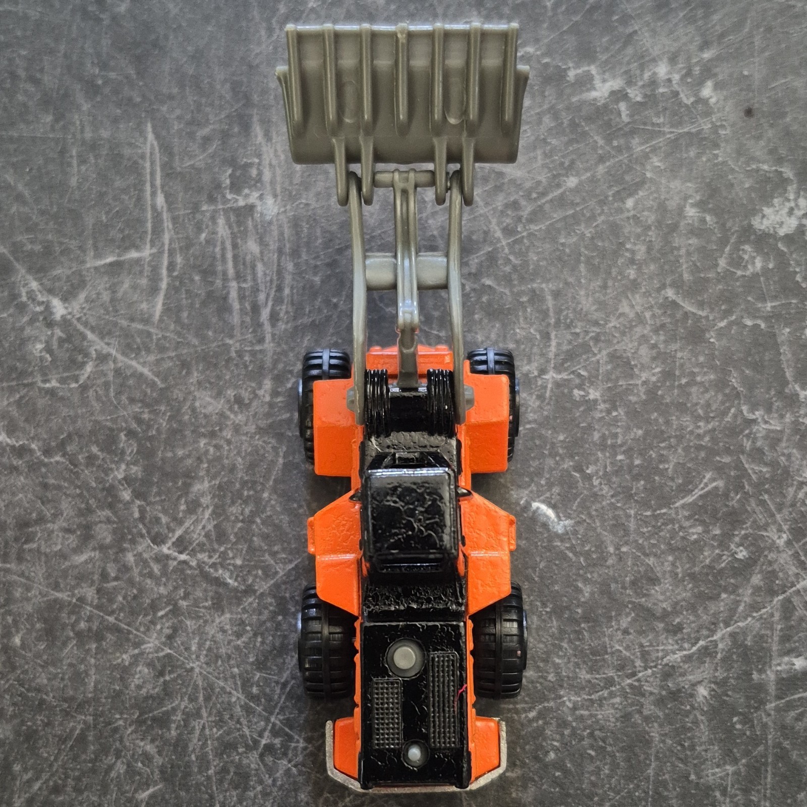 Hot Wheels 1979 Vintage Diecast Wheel Loader Vehicle Orange/Black/Gray