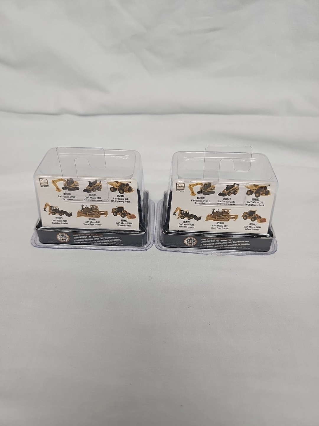 Diecast Masters CAT Micro Construction D8T TrackType Tractor & 950M Wheel Loader