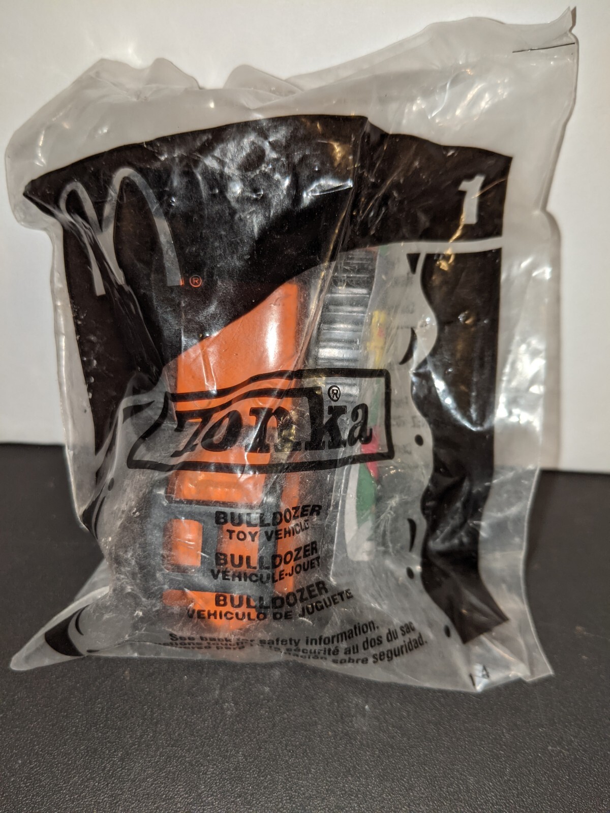 McDonald’s Happy Meal Mini Bulldozer Construction 2003 #1 NIP