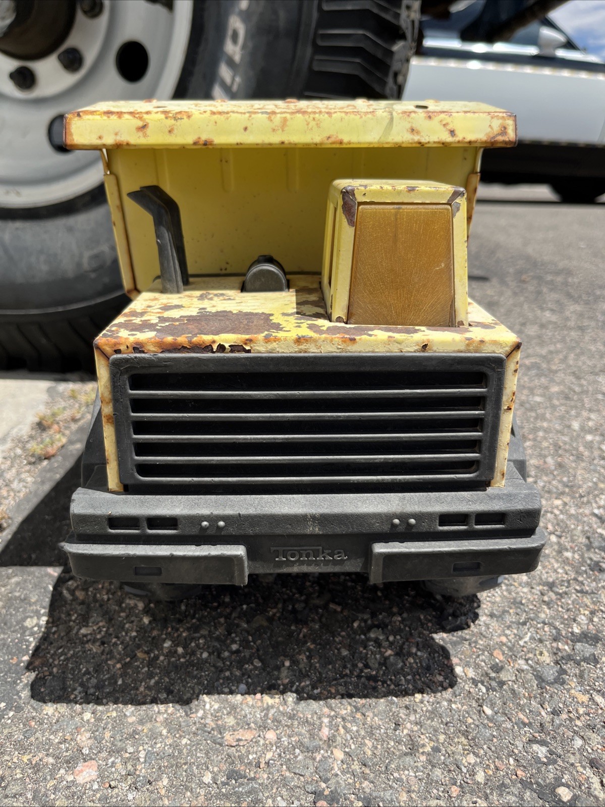 Vintage Metal Tonka Dump Truck Antique Collectible