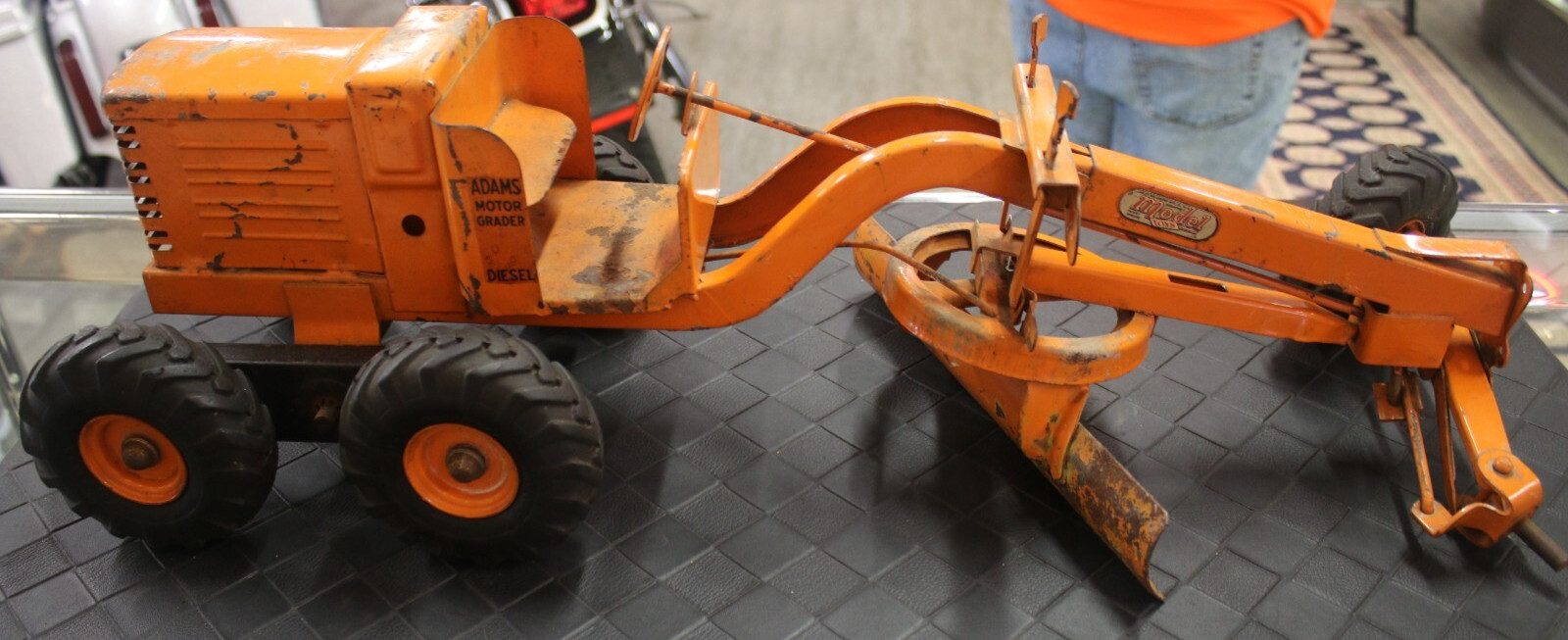 Vintage 1950’s Doepka Adam’s Road Grader Desial Motor Orange