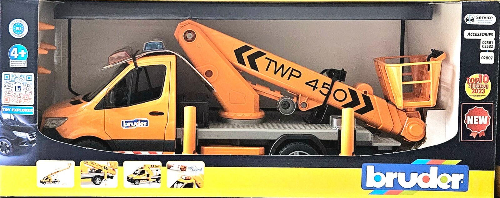 1/16 Mercedes-Benz Sprinter Truck with Working Platform BDR02679