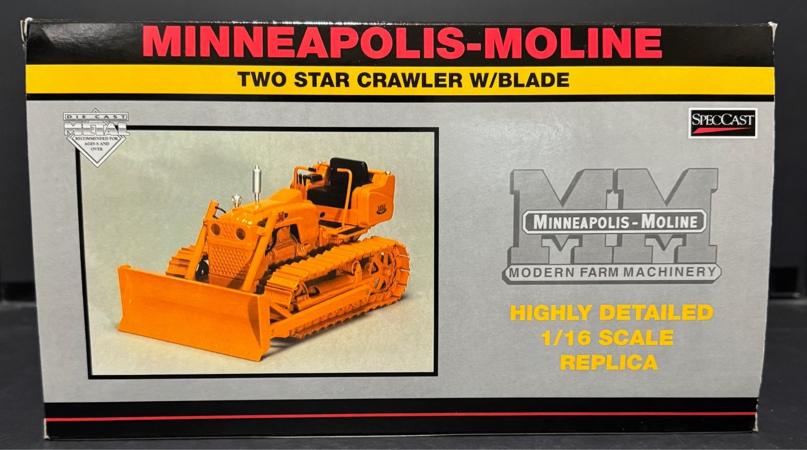 Minneapolis-Moline SCT 233 Highly Detailed Two Star Crawler with Blade