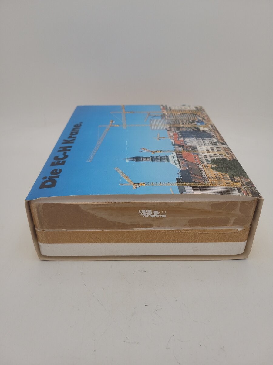 Conrad 1:87 Scale Diecast Yellow Liebherr Tower Crane EC-H Krane Model EX/Box