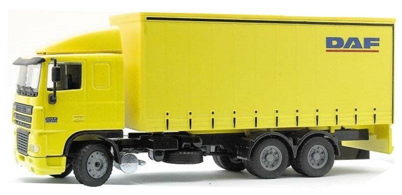 Joal 357 DAF XF Rigid-Frame Box Van – Yellow 1/50 Die-cast MIB