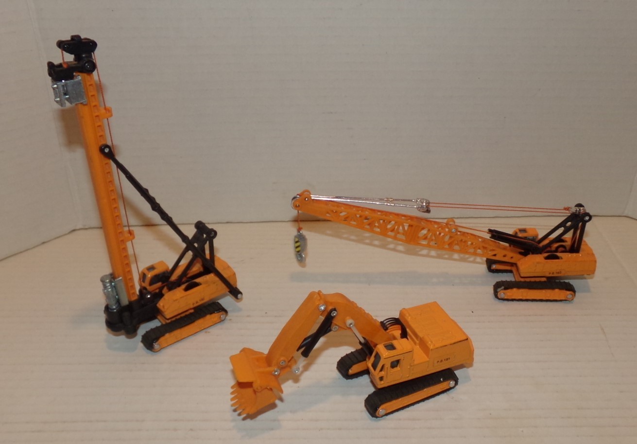 3 Hitachi Construction PB183 Crawler Crane / PB181 UH20 / PB182 Pile Driver