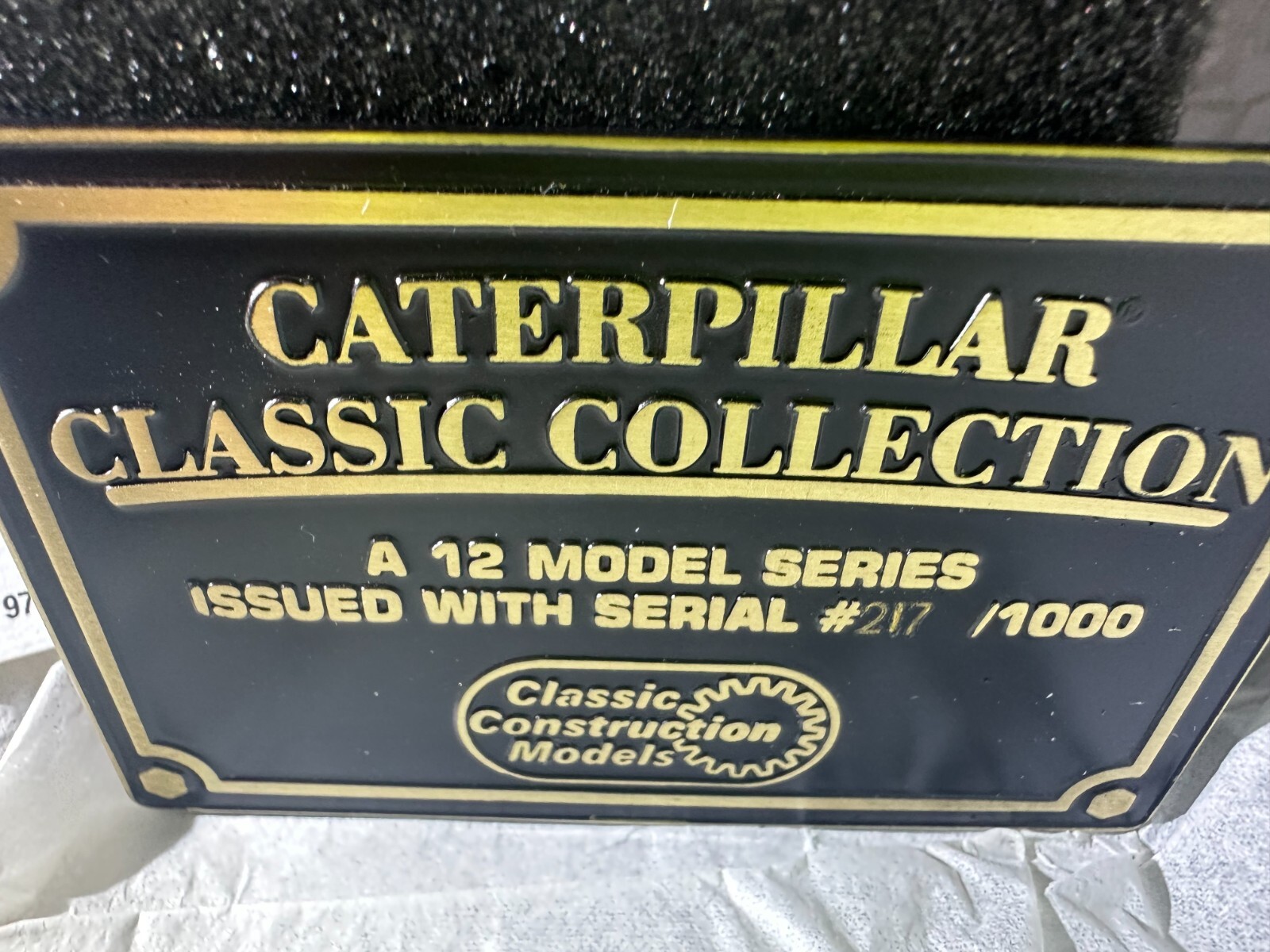 Classic Construction Models CCM Caterpillar 789D Dump Truck Brass Cat 1/87