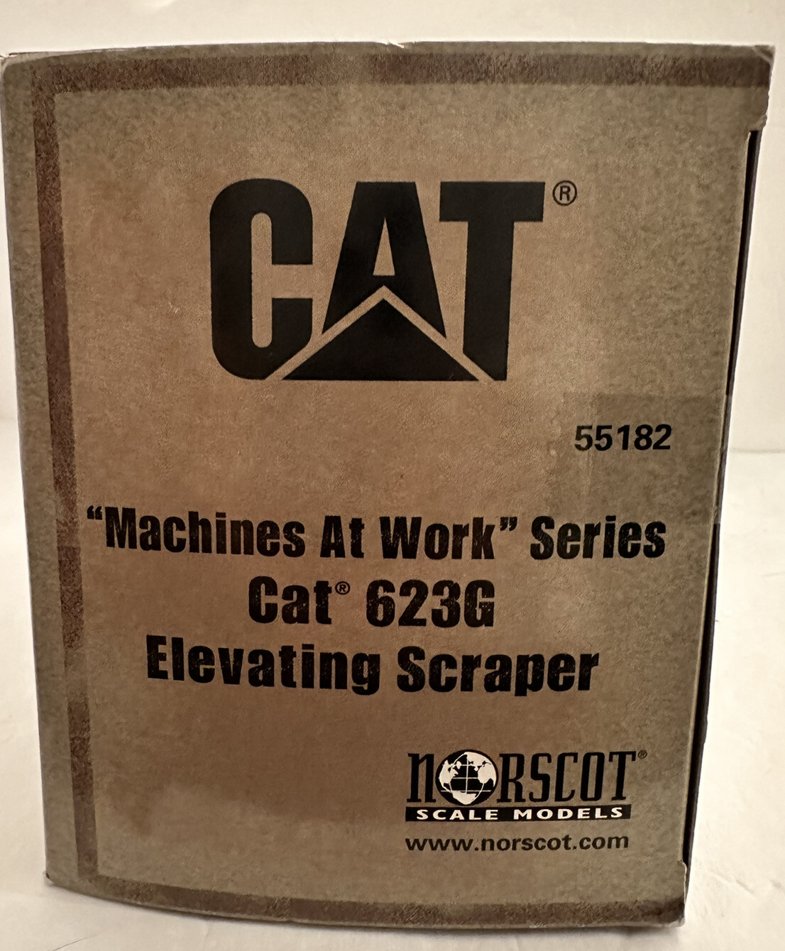Norscot CAT 55182 1:50 Caterpillar 623G Weathered Elevating Scraper Construction