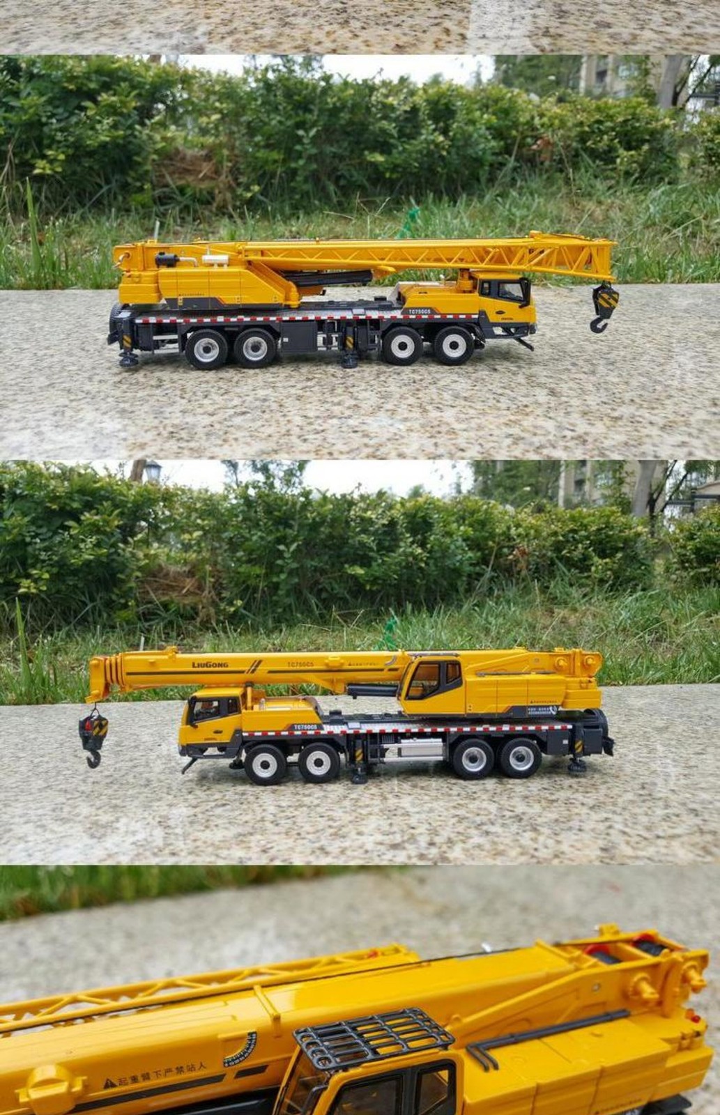 Original 1/50 LIUGONG TC750C5 non-Sany XCMG crane crane model